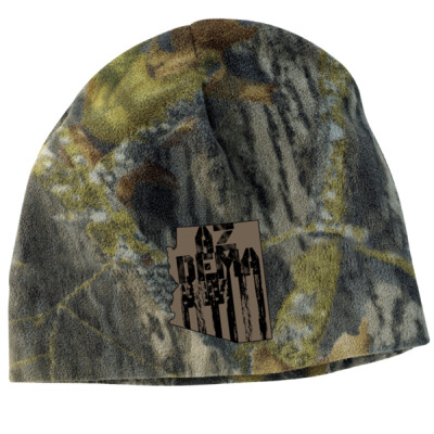 AZ DEMA State Patch on Camo Fleece Beanie Thumbnail