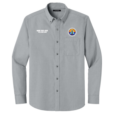 Long Sleeve Nailhead Easy Care Shirt Thumbnail